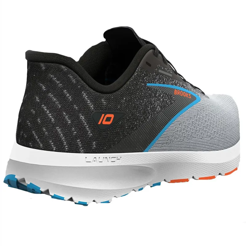 Brooks Men's Launch 10 Black/Grey/Orange-3